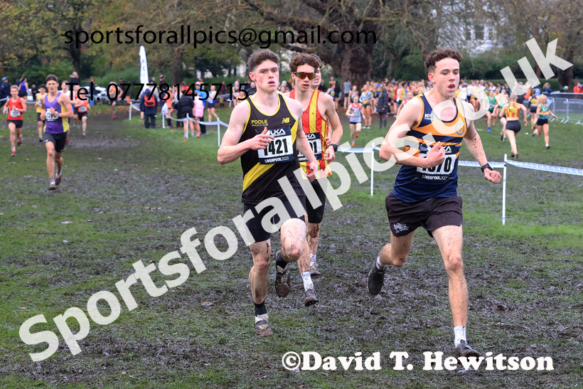 Mens Under-17s and Under-20s 2025 Liverpool Cross Challenge, Sefton Park, Saturday, November 22th. Photo: David T. Hewitson/Sports for All Pics